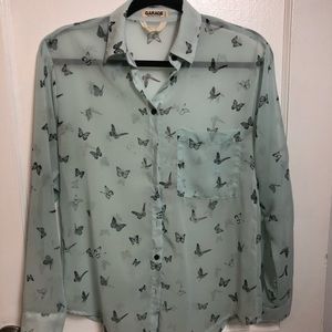 Garage Sheer Button Down